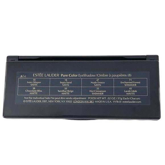 $15 or 2/$20 Estรฉe Lauder Pure Color EyeShadow Neutral Palette 8 Shades - Picture 3 of 7